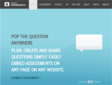 Tablet Screenshot of openassessments.org